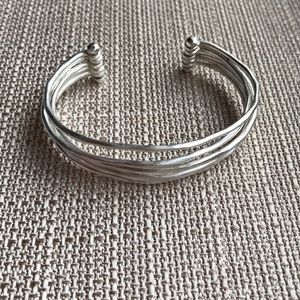 Stella & Dot silver bangle